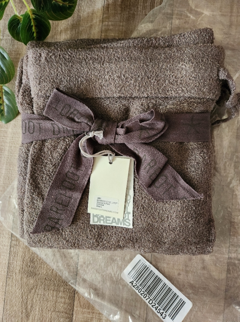 Barefoot Dreams Bamboo Chic Lite Pant in Cocoa Size Large